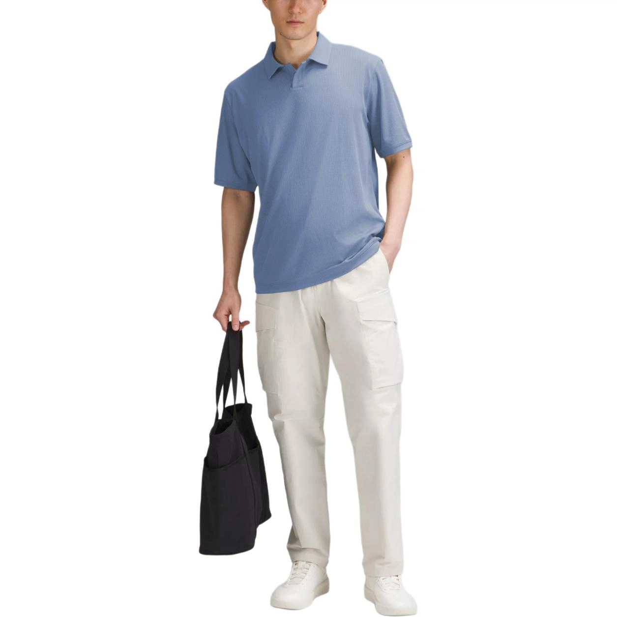 lululemon Textured Mesh Short-Sleeve Polo