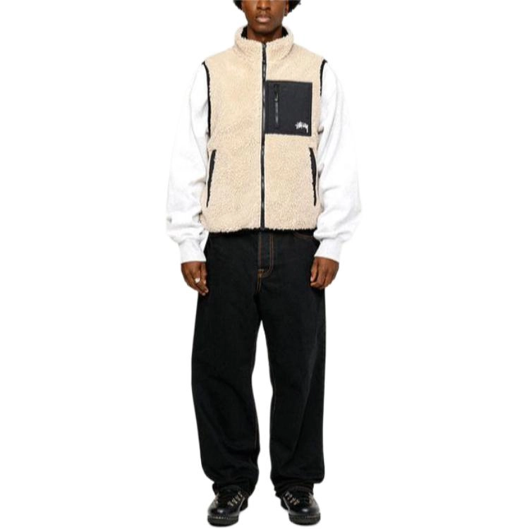 Stussy FW23 SHERPA REVERSIBLE VEST