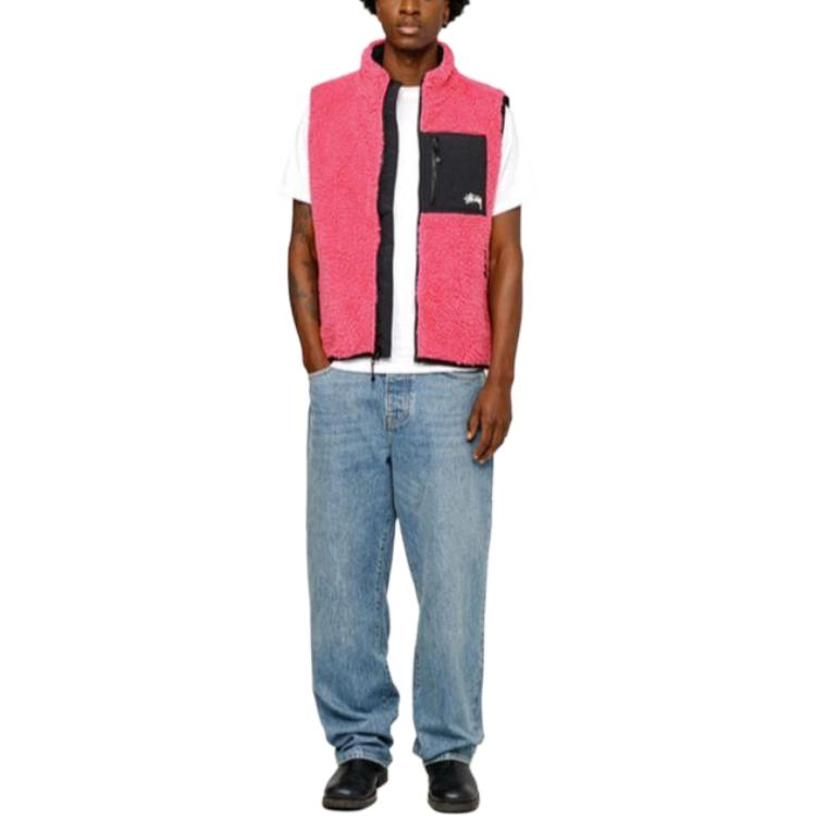 Stussy FW23 SHERPA REVERSIBLE VEST