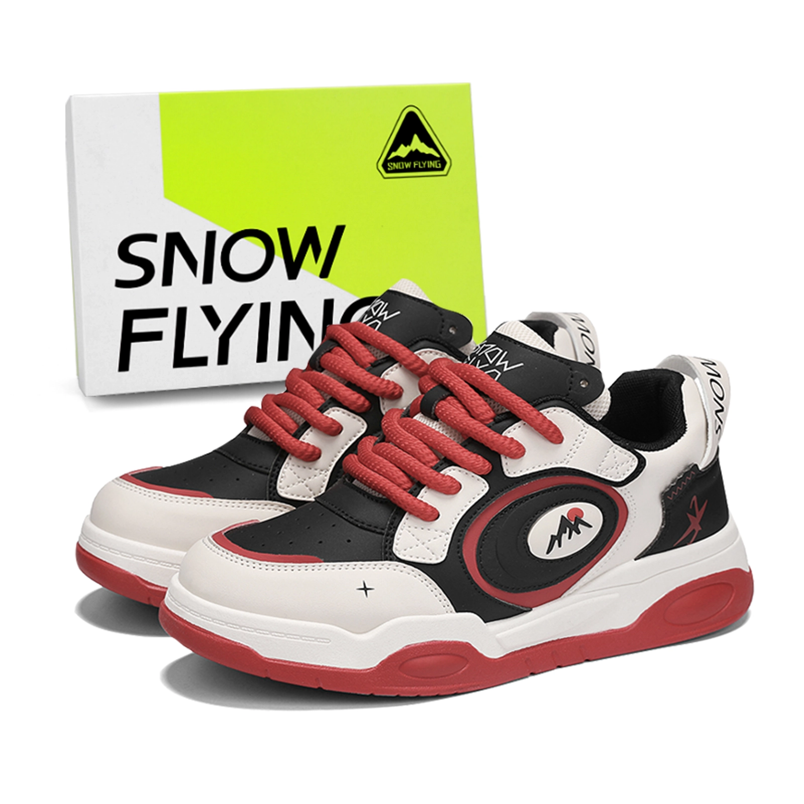SNOW FLYING