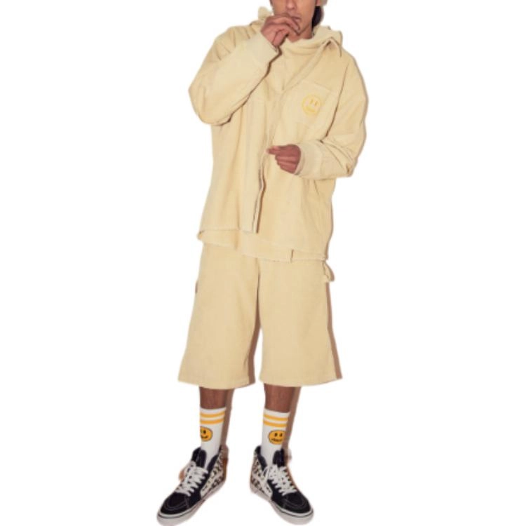 Drew House SS22 Corduroy Hoodie Biscotti drew