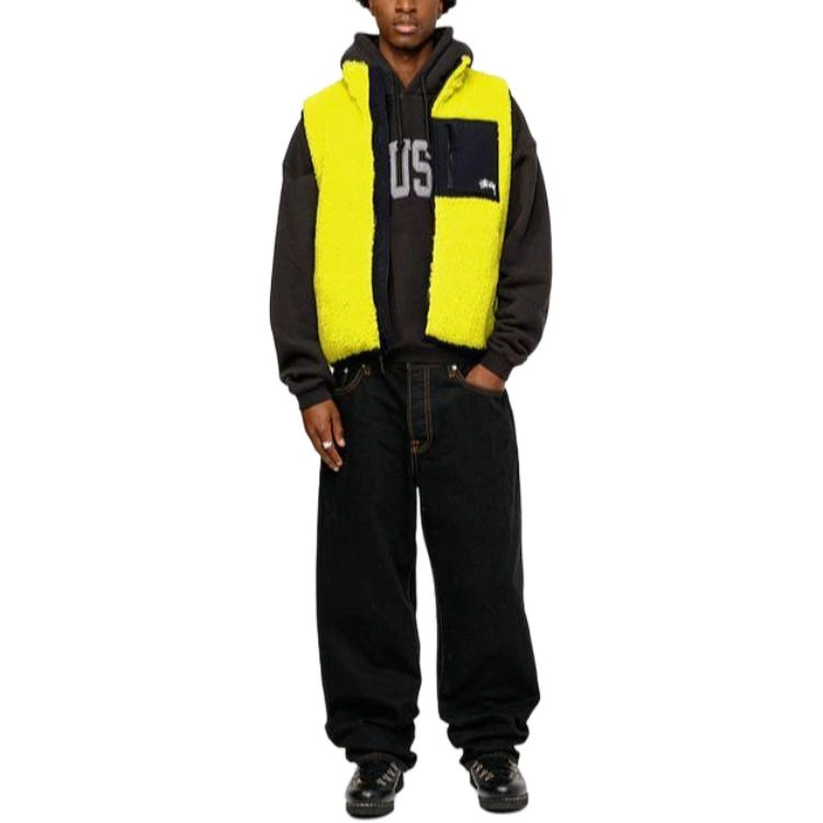Stussy FW23 SHERPA REVERSIBLE VEST
