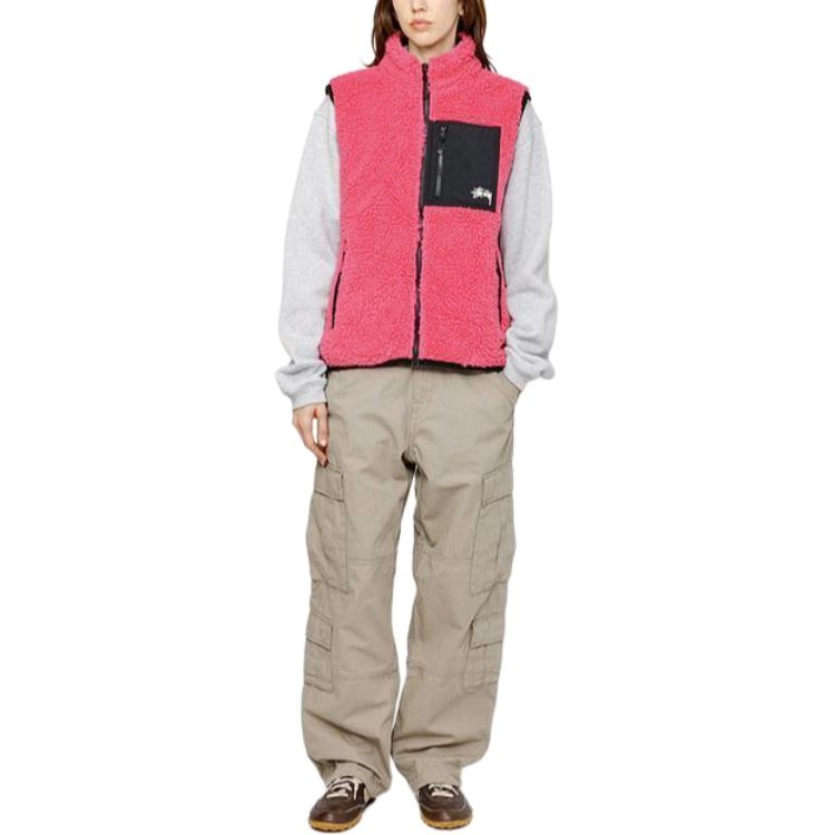 Stussy FW23 SHERPA REVERSIBLE VEST