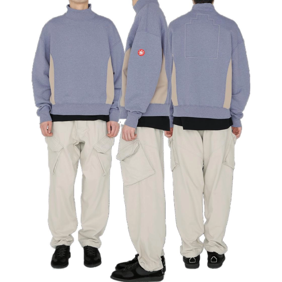 Cav Empt FW22 Side Panel Mock Neck