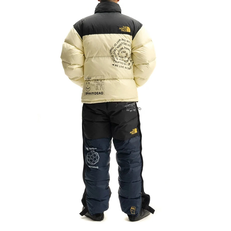 THE NORTH FACE x Brain Dead Printed Nuptse Jaclet