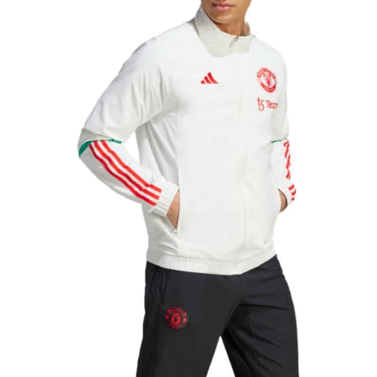 adidas MANCHESTER UNITED TIRO 23 PRESENTATION JACKET logo