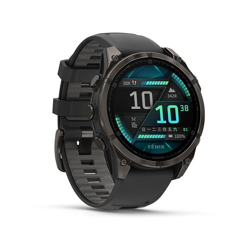 GARMIN Fenix 8 app AMOLED GPSLED