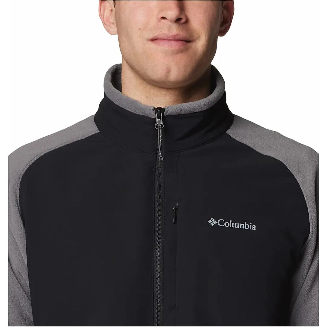 Columbia Mens Grey Sage Peak Full Zip Fleece