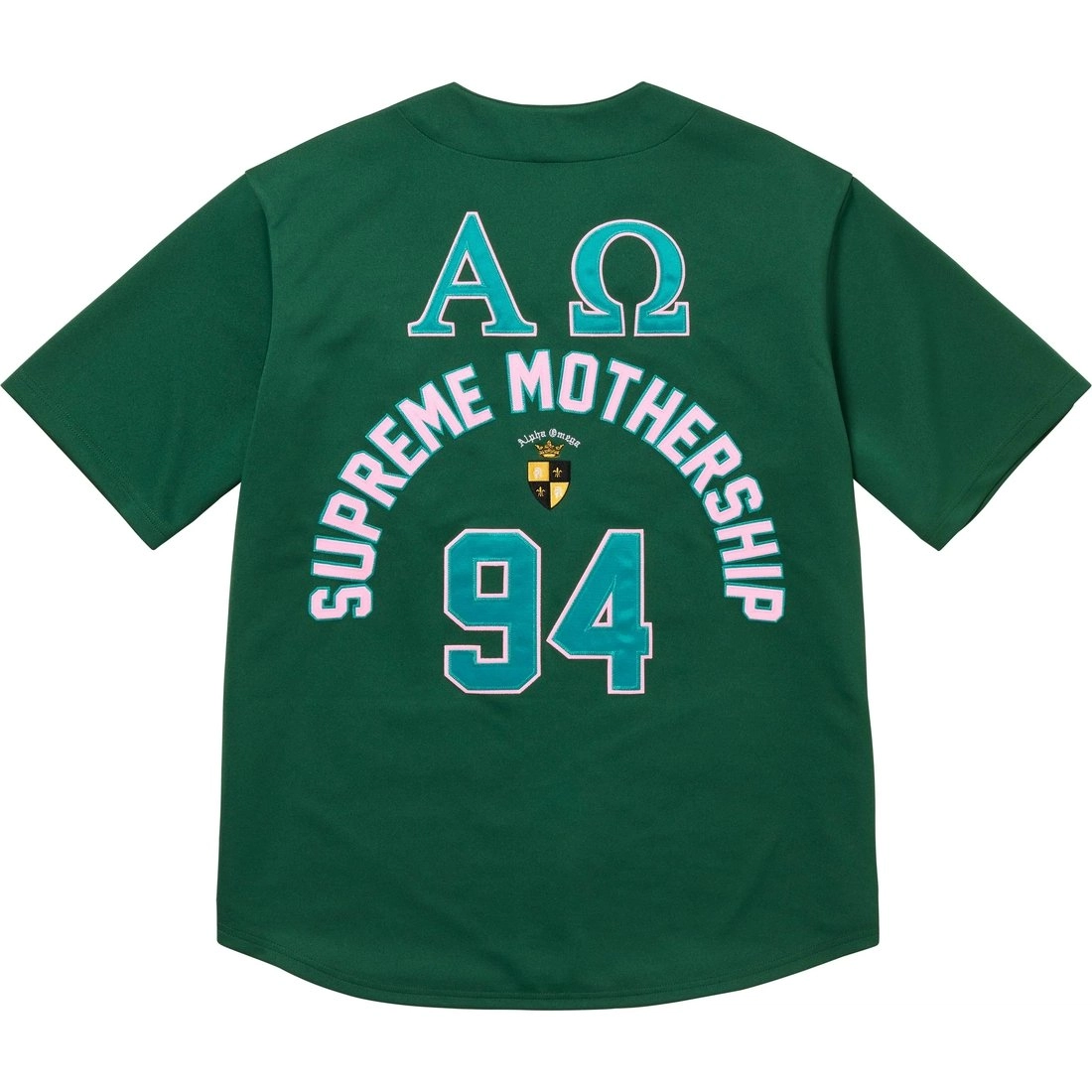 Supreme FW24 WEEK3 Alpha Omega Baseball Jersey T