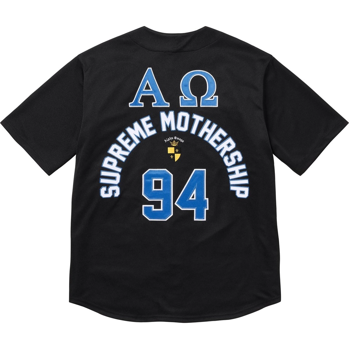 Supreme FW24 WEEK3 Alpha Omega Baseball Jersey T