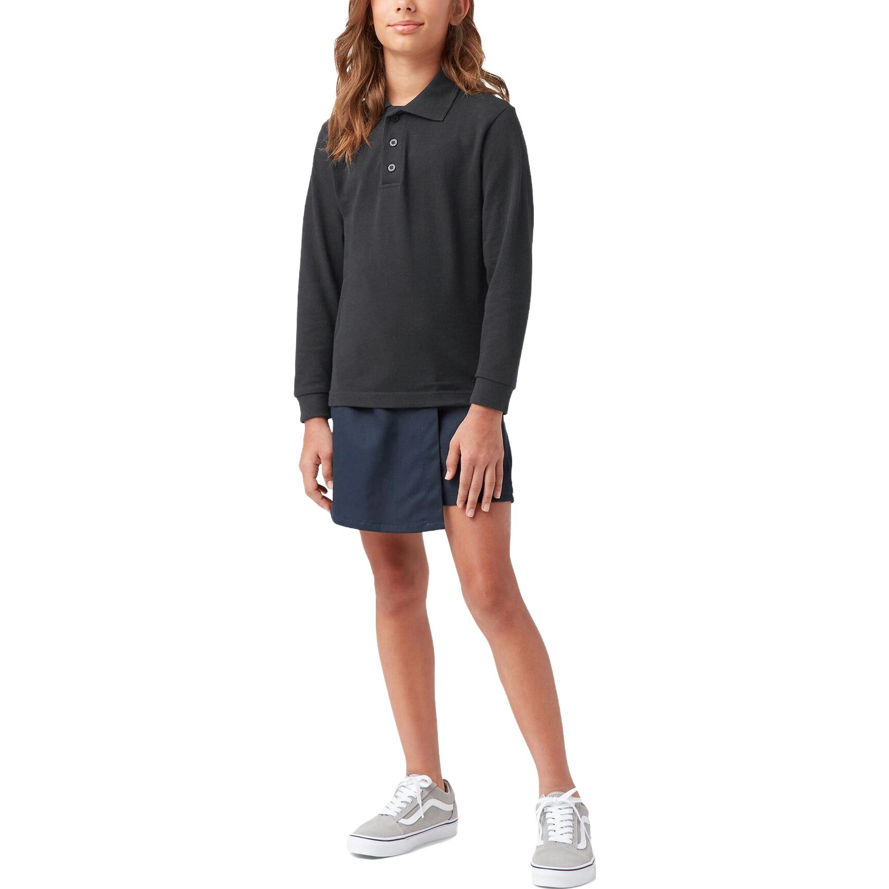 Dickies Piqu Long Sleeve Polo 4-20 Polo