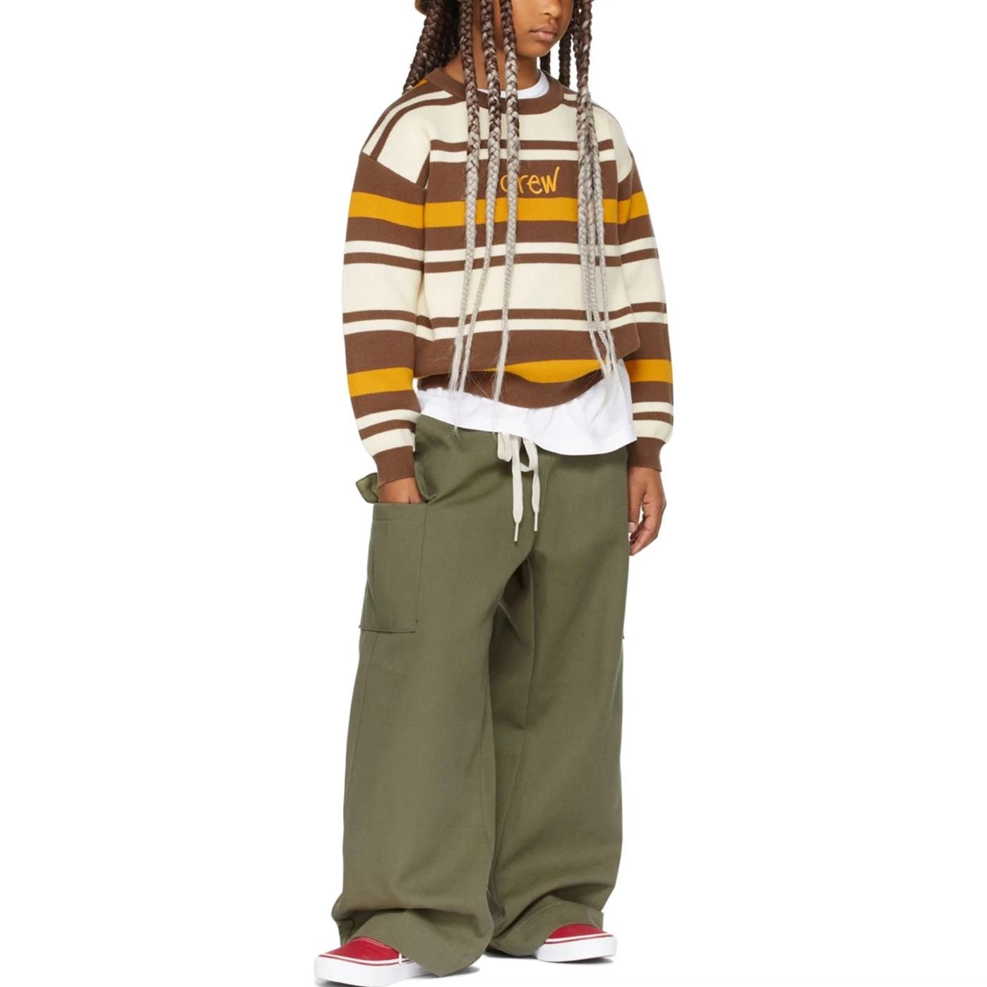 Drew House SS22 Brown stripe