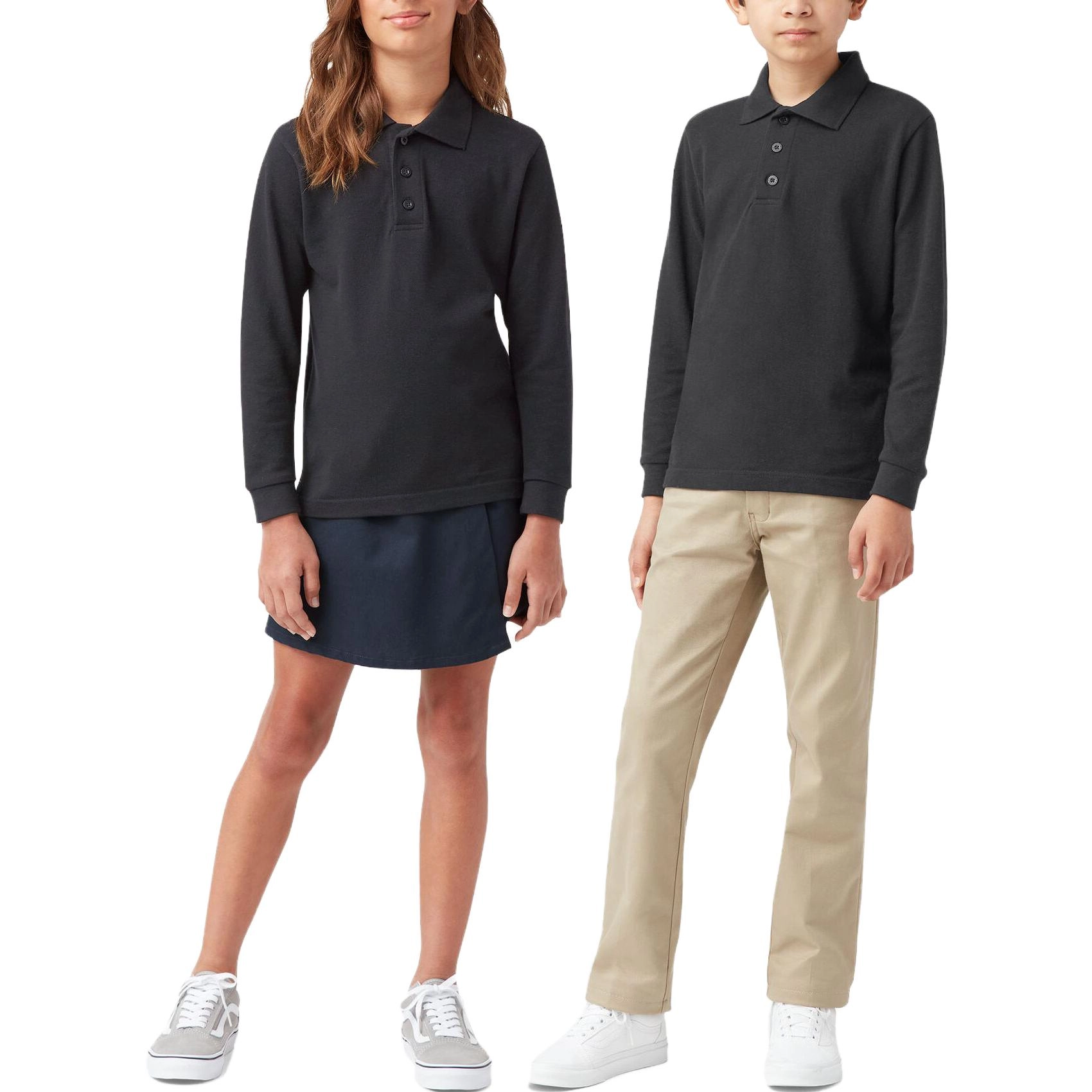 Dickies Piqu Long Sleeve Polo 4-20 Polo
