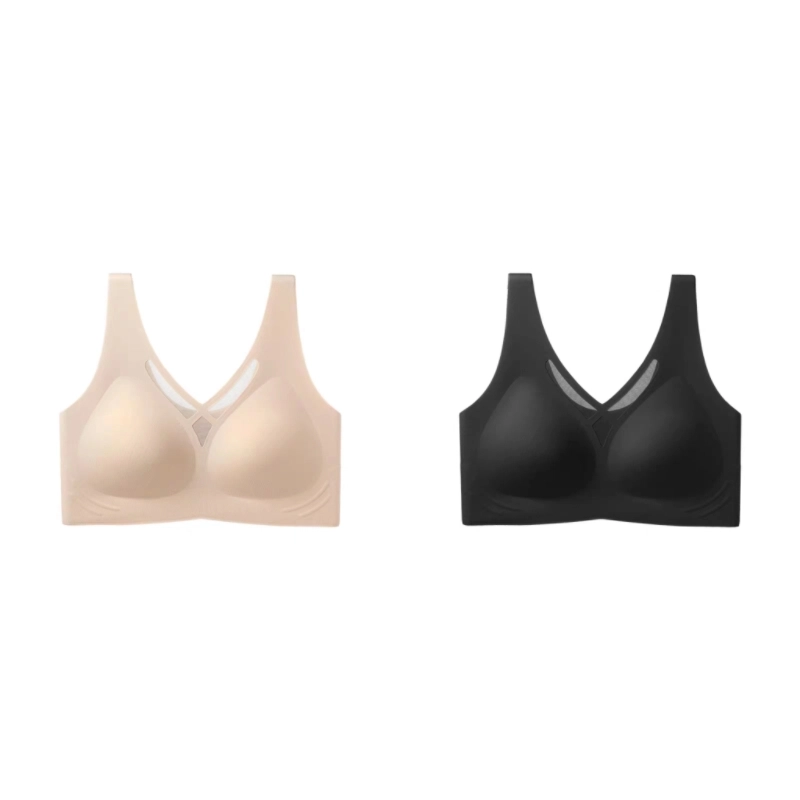 俞兆林 薄款大胸显小聚拢防下垂简约收副乳无钢圈无痕文胸 女款 组合装