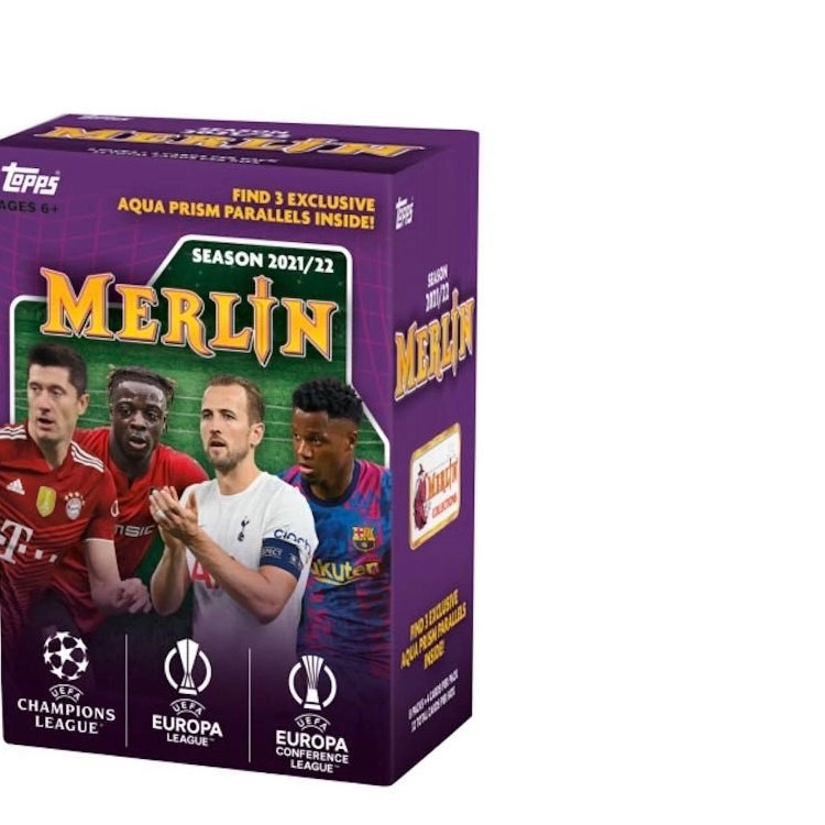 Topps 2022-22 UEFA champions Merlin soccer blaster