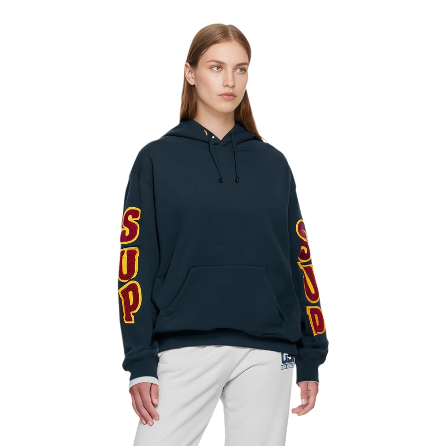 Supreme SS22 Week 1 Team Chenille Hooded Sweatshirt