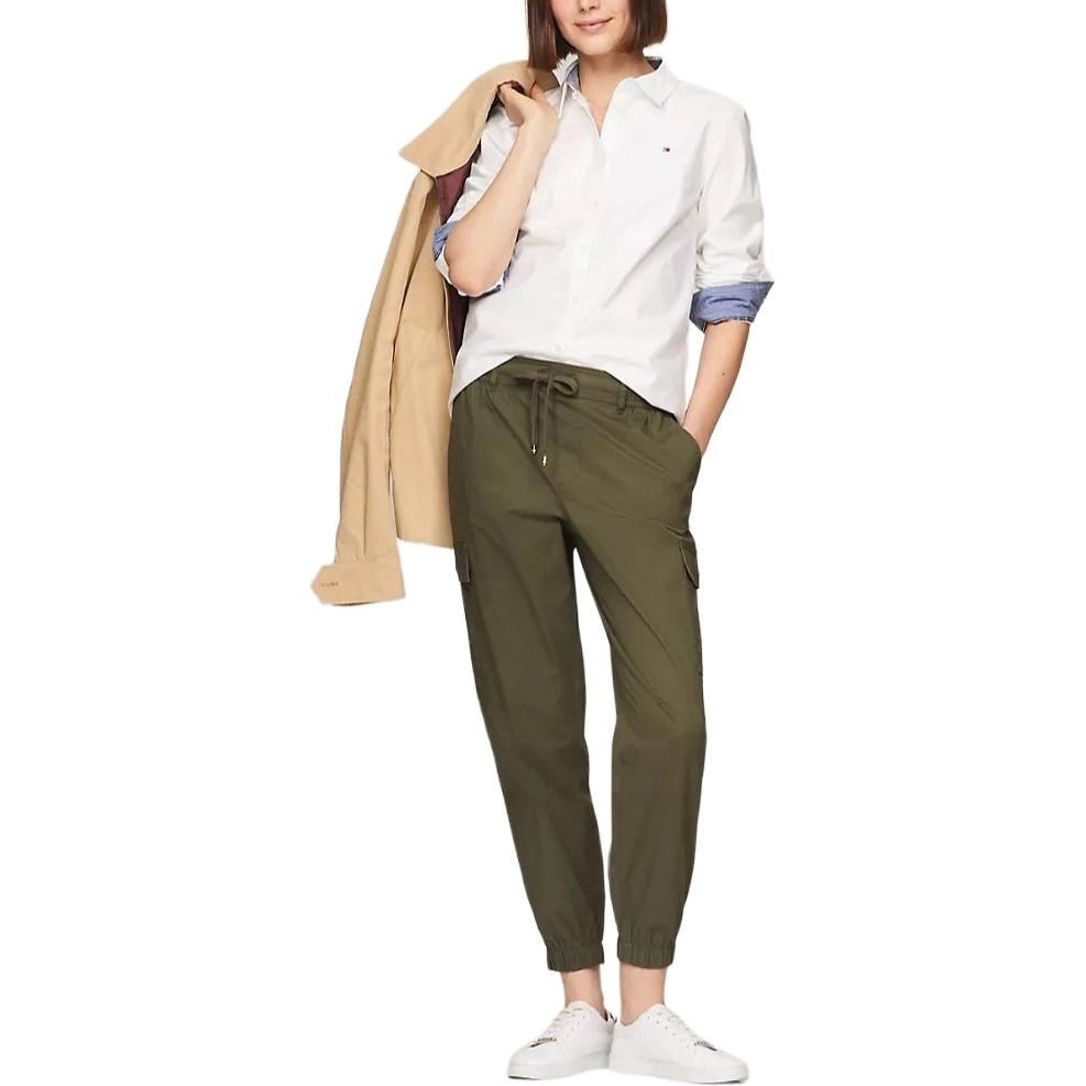 Tommy Hilfiger Regular Fit Stretch Oxford Shirt Logo