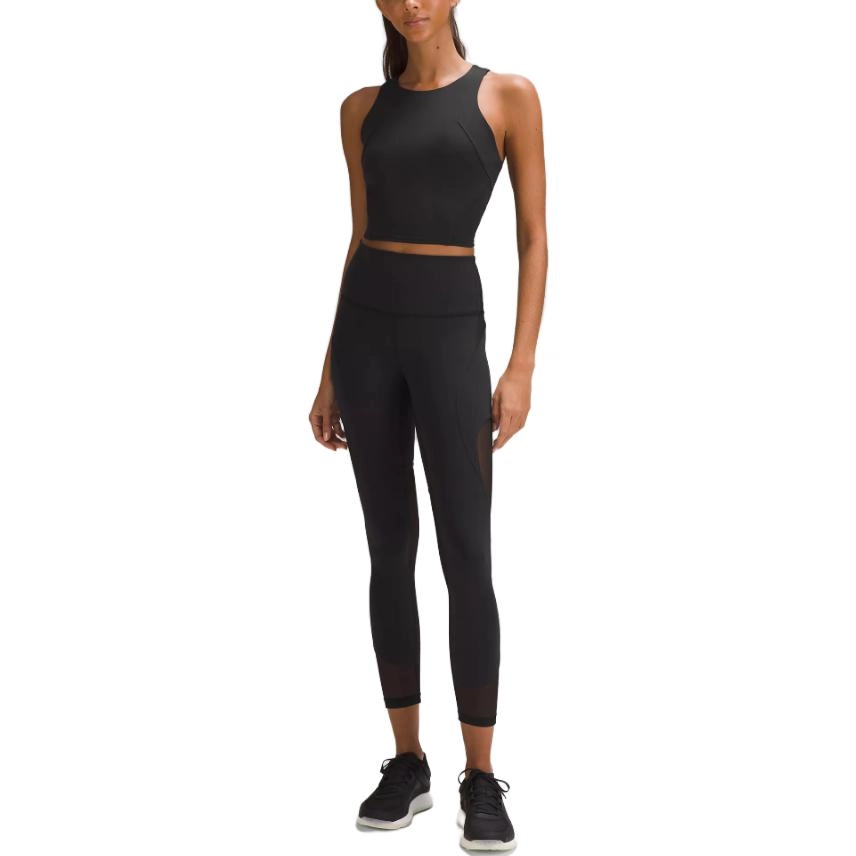 lululemon Wunder Train Mesh Panel High-Rise Tight 25"