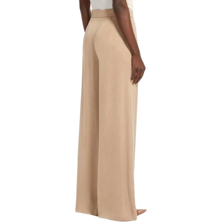 MaxMara studio Gardena Flowing Satin Trousers
