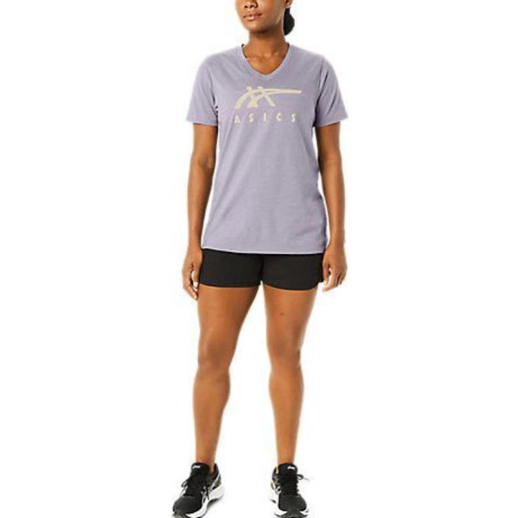 Asics Stripes V-Neck T