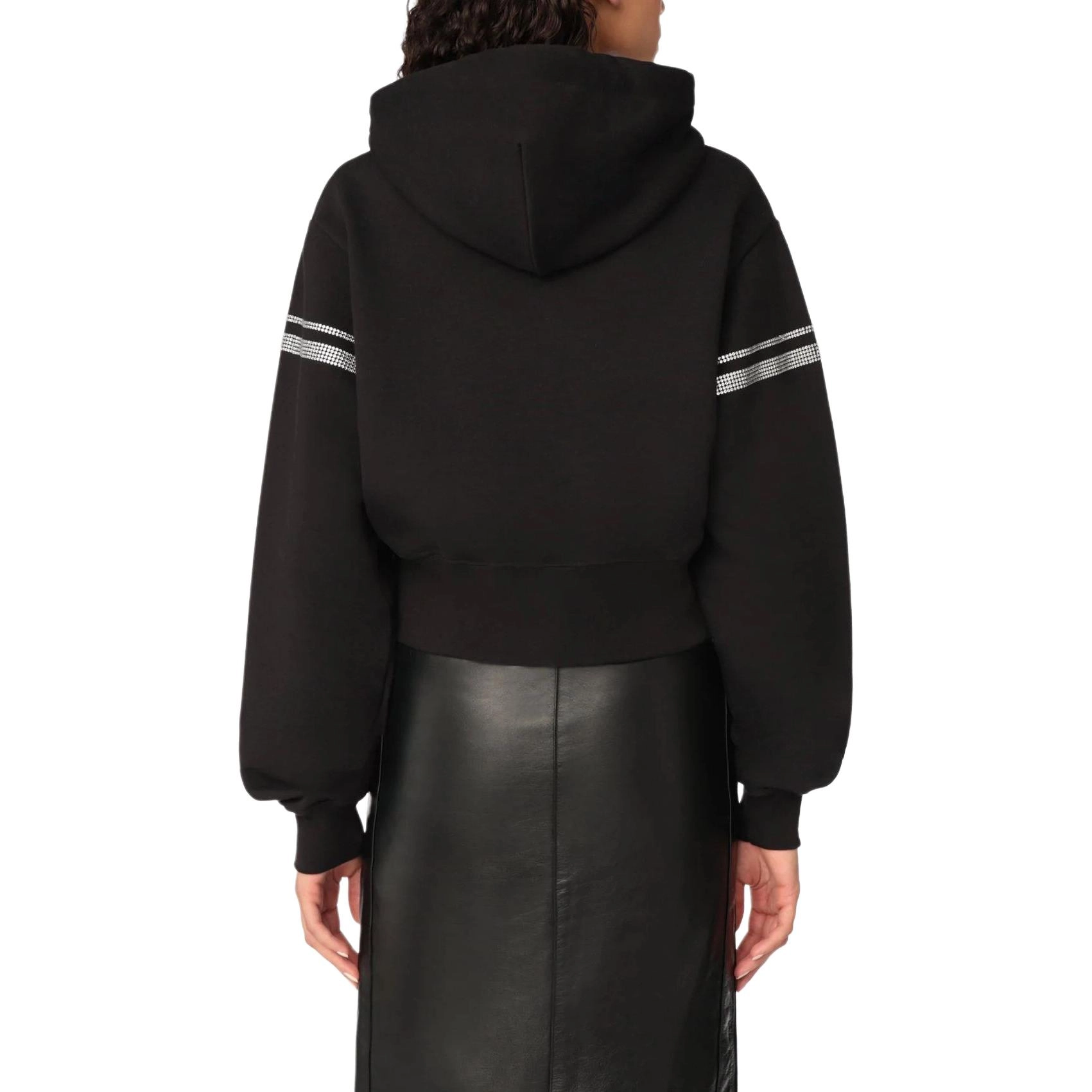 GCDS Bling Gcds Cropped Hoodie