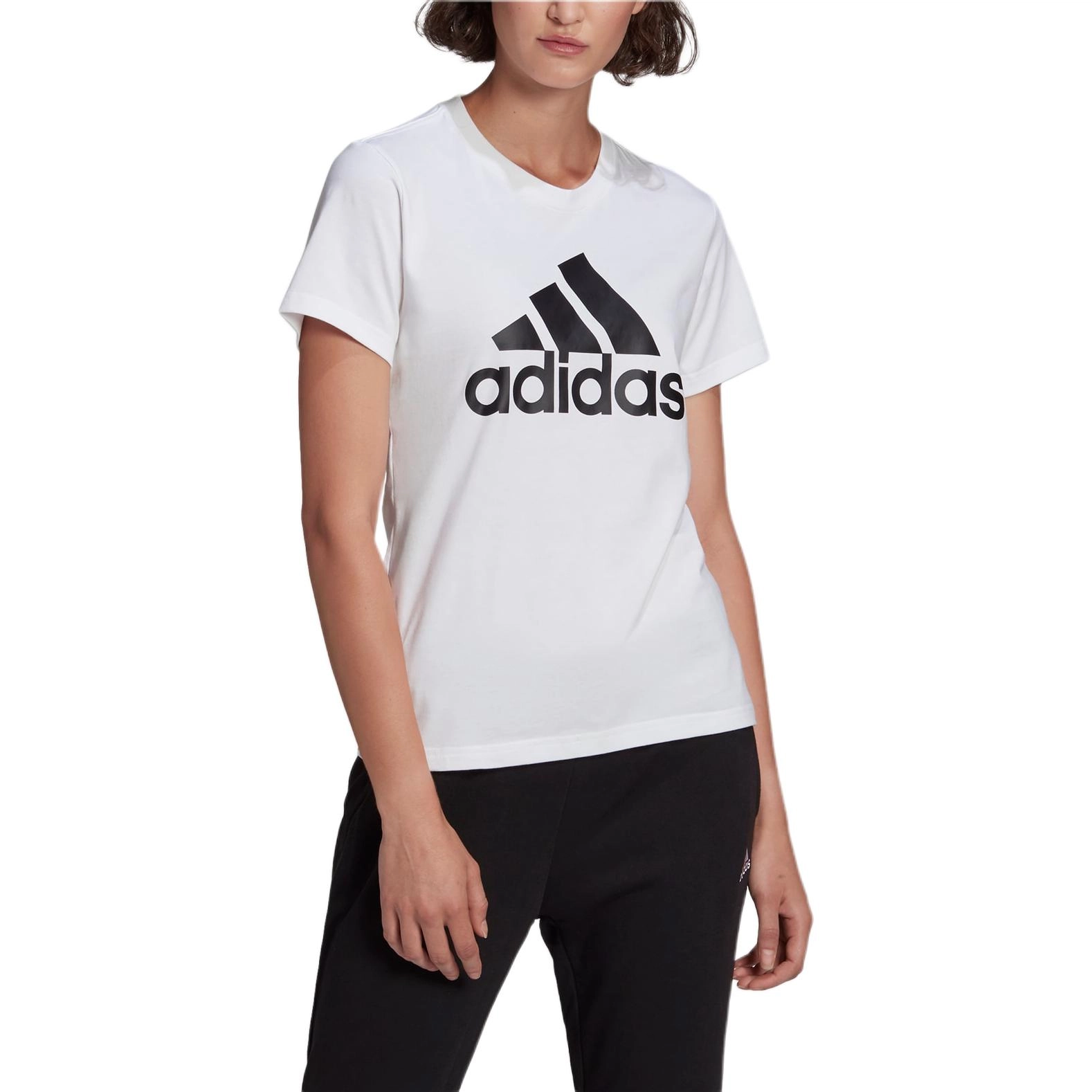 adidas ESSENTIALS LOUNGEWEAR LOGO TEE logo T