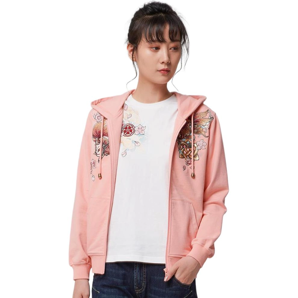 鬼洗 时尚潮流连帽长袖卫衣 女款