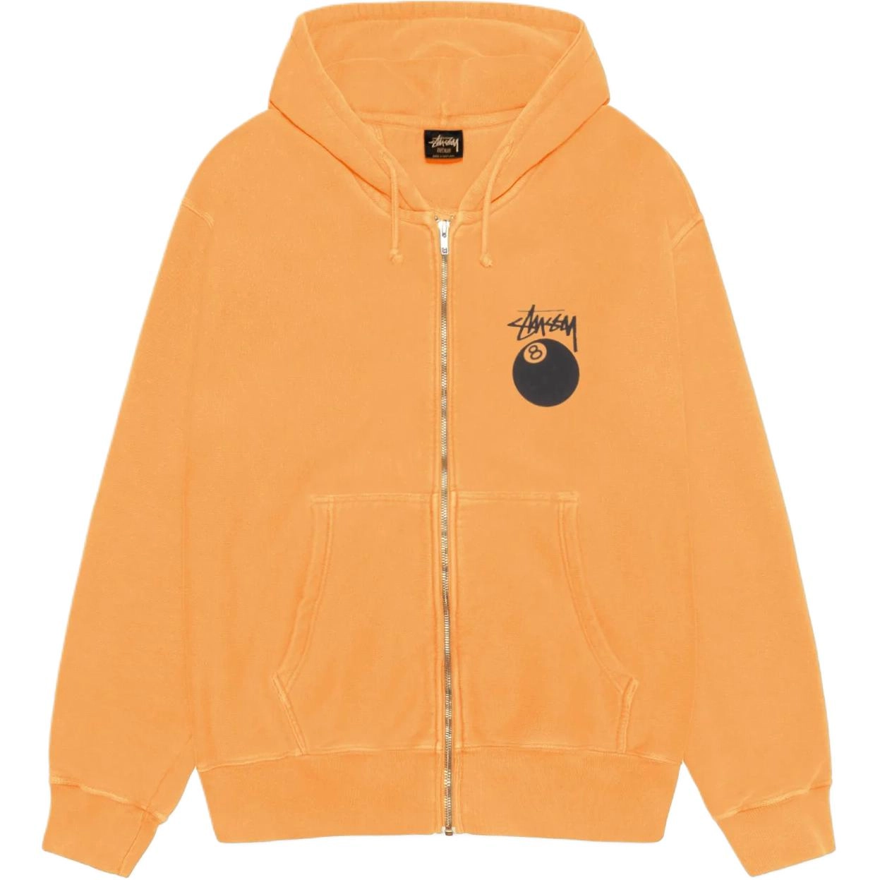 Stussy SS24 8 Ball Pig Dyed Zip Hood8