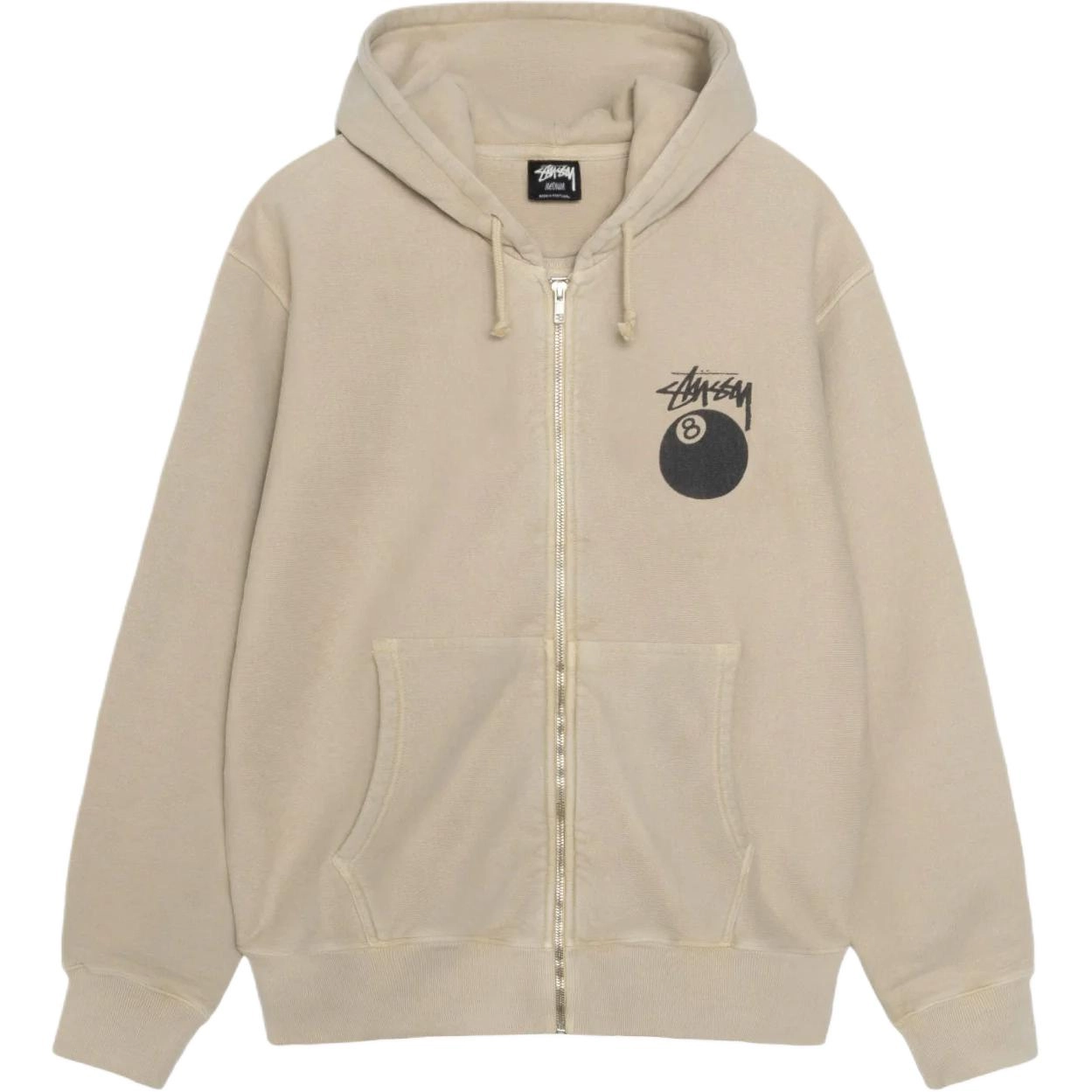 Stussy SS24 8 Ball Pig Dyed Zip Hood8
