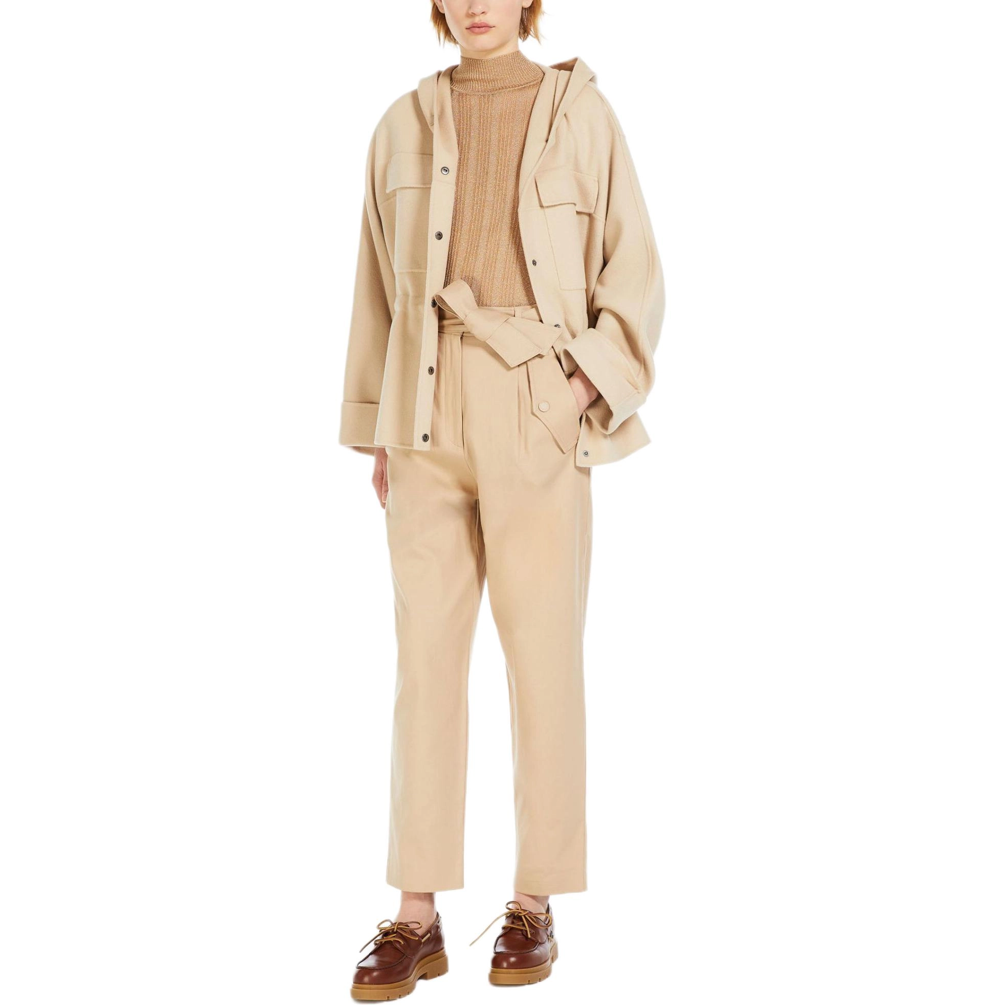 WEEKEND MaxMara Rango Hooded Wool Parka