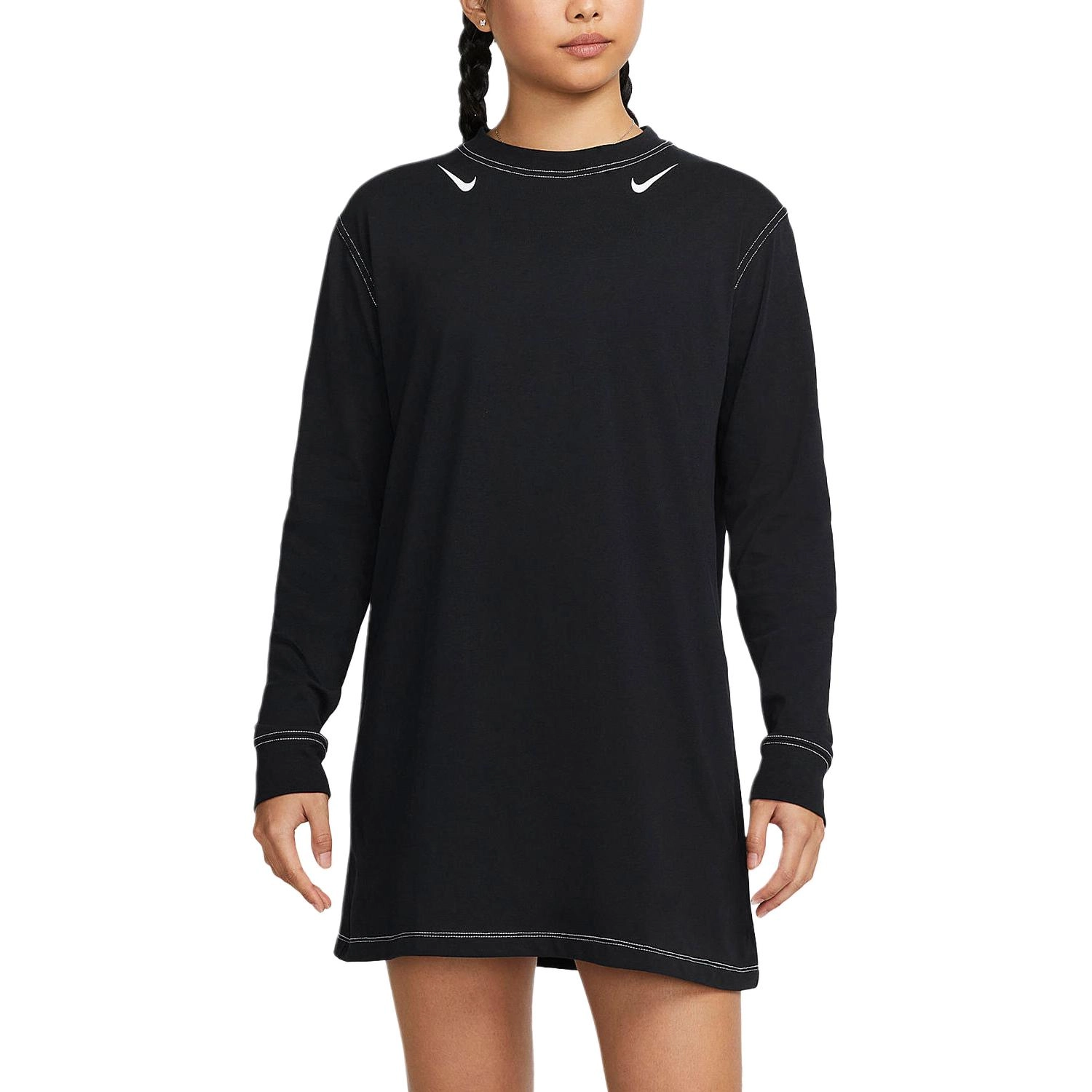 Nike As W Nsw Swsh Gx Ls Drss Logo