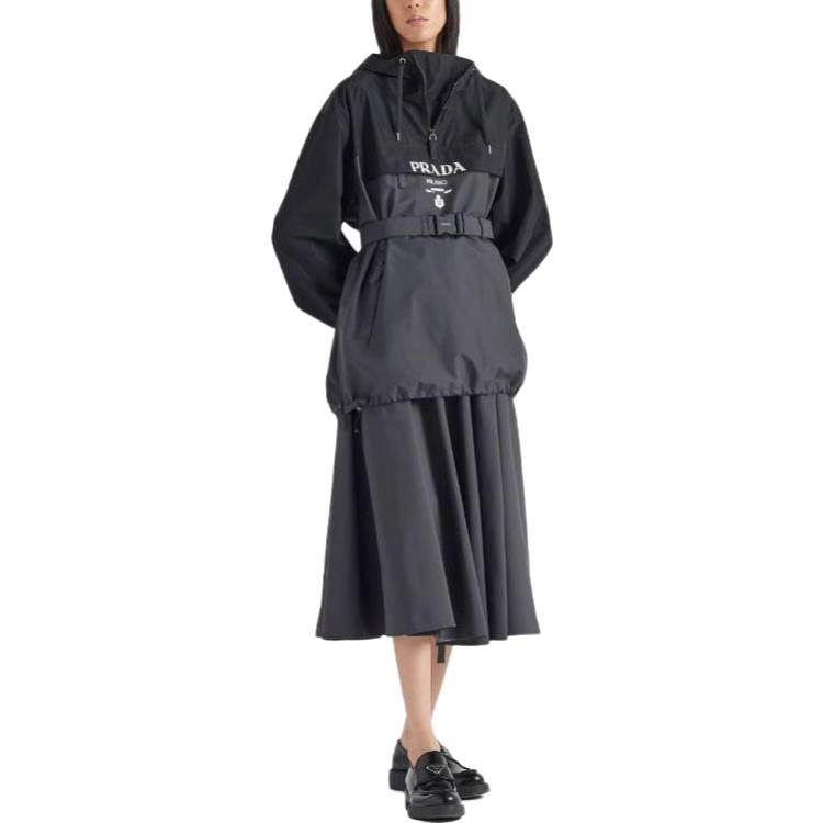 PRADA Technical Fabric Midi-Skir