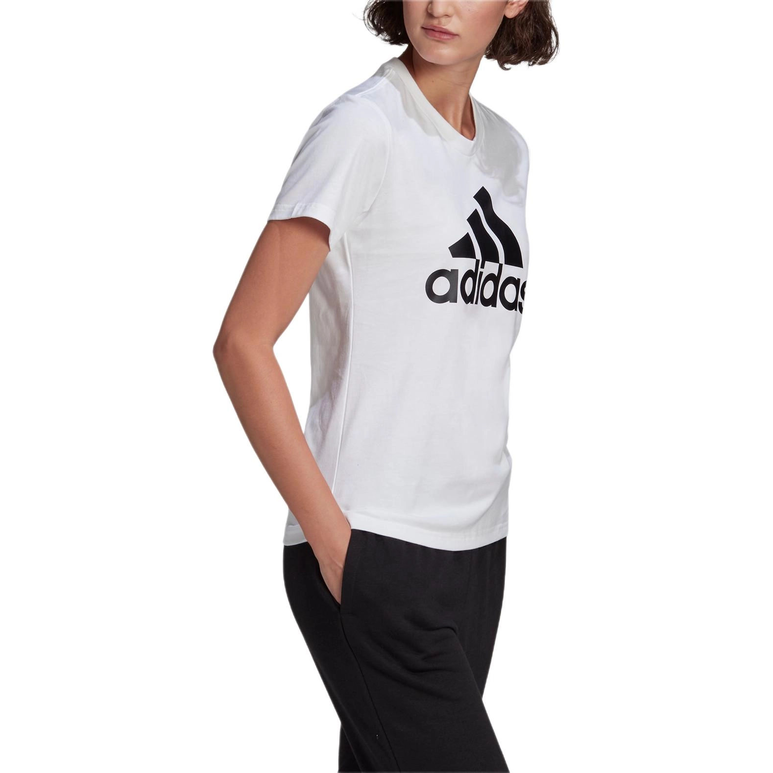 adidas ESSENTIALS LOUNGEWEAR LOGO TEE logo T