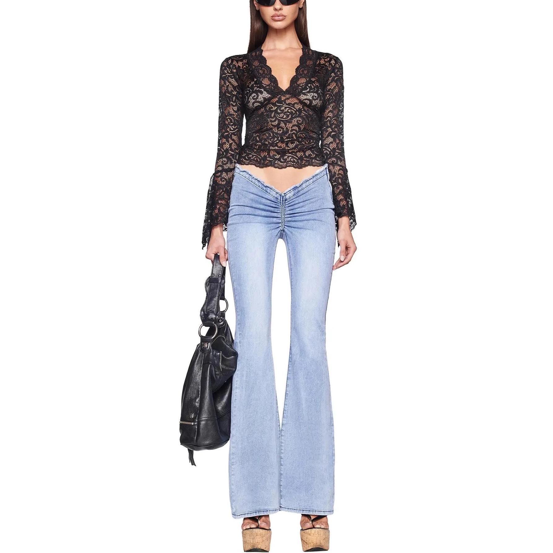I.AM.GIA GEMMA TOP V T BLACK