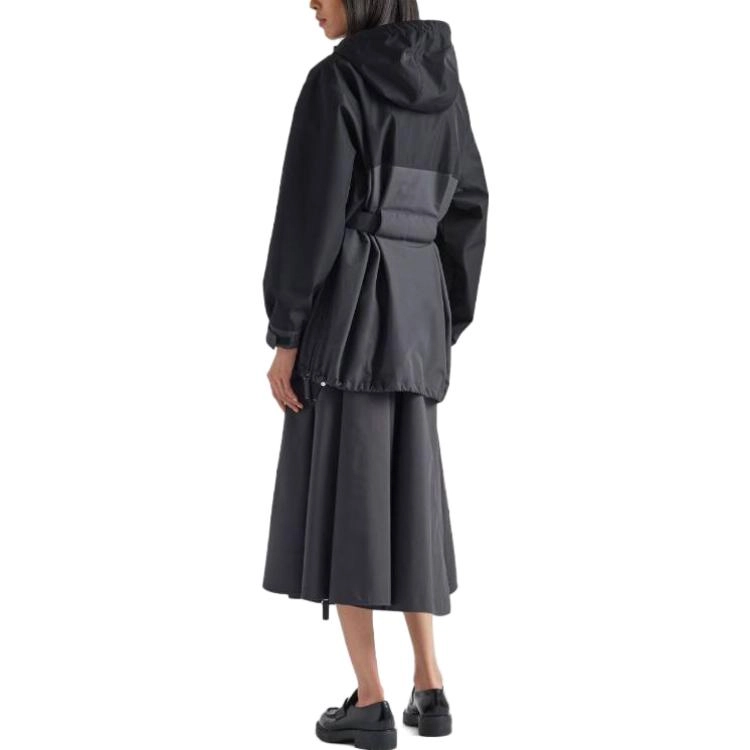 PRADA Technical Fabric Midi-Skir