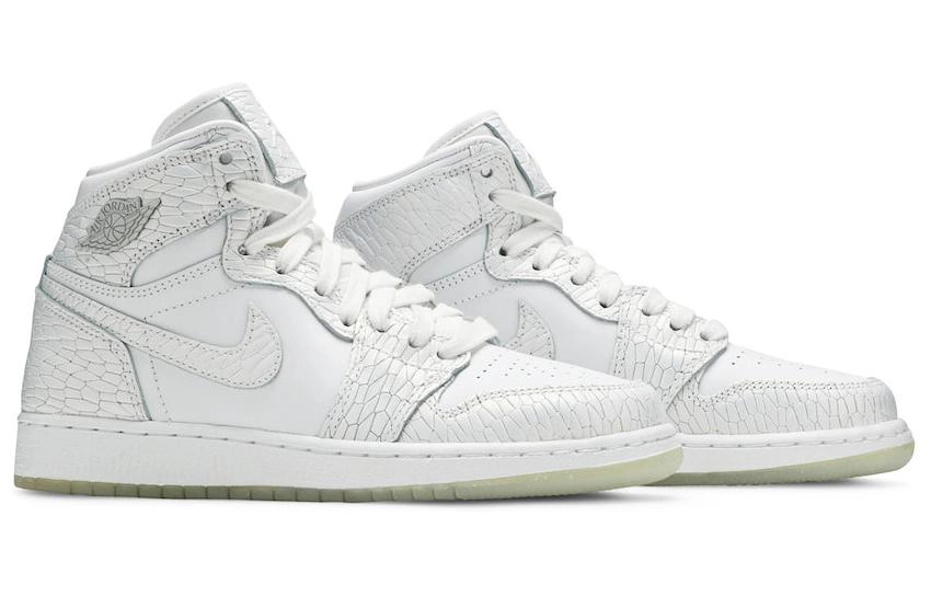 Jordan Air Jordan 1 Retro High Heiress Pure Platinum GS