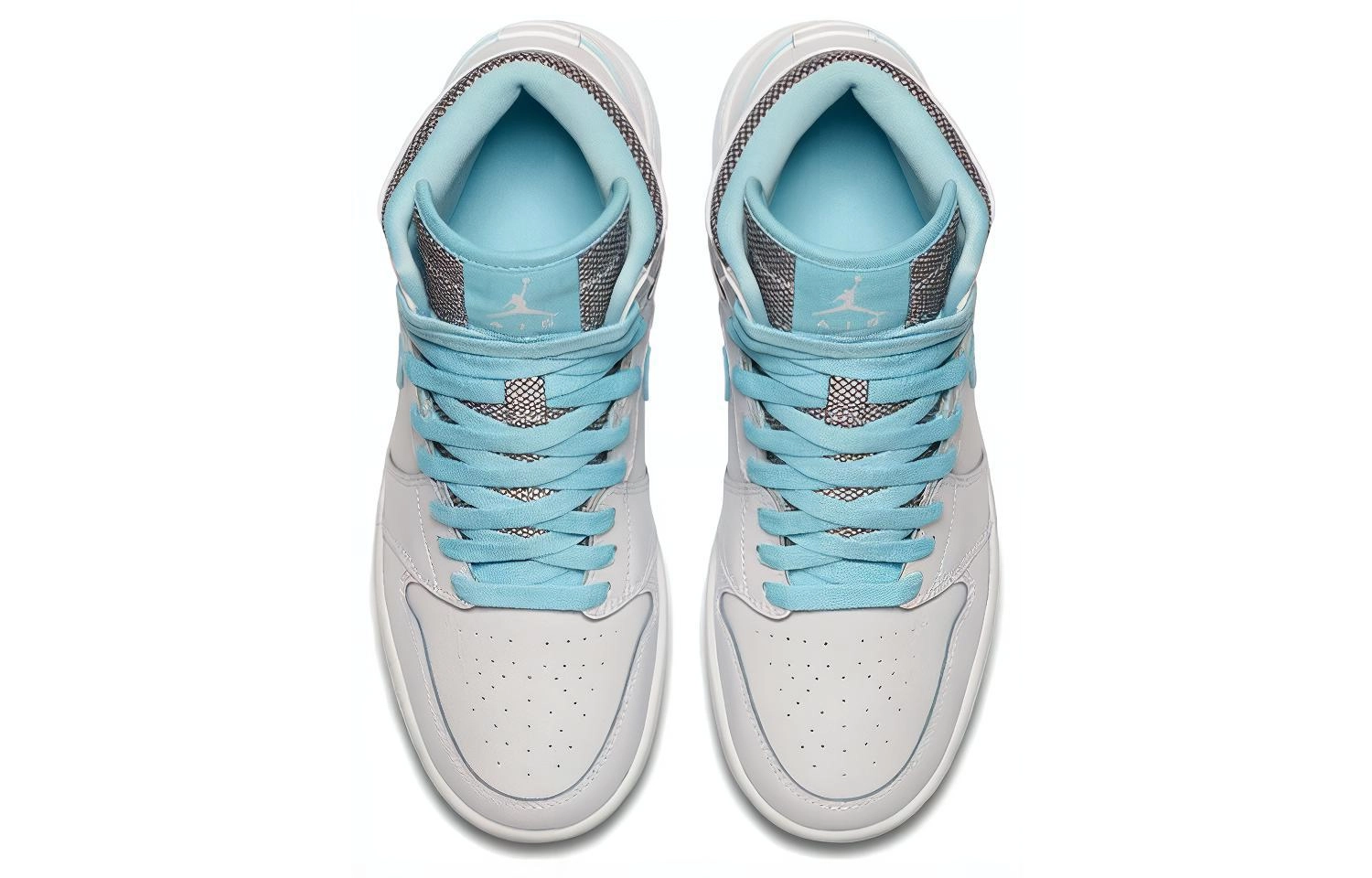 Jordan Air Jordan 1 Retro High White Still Blue GS