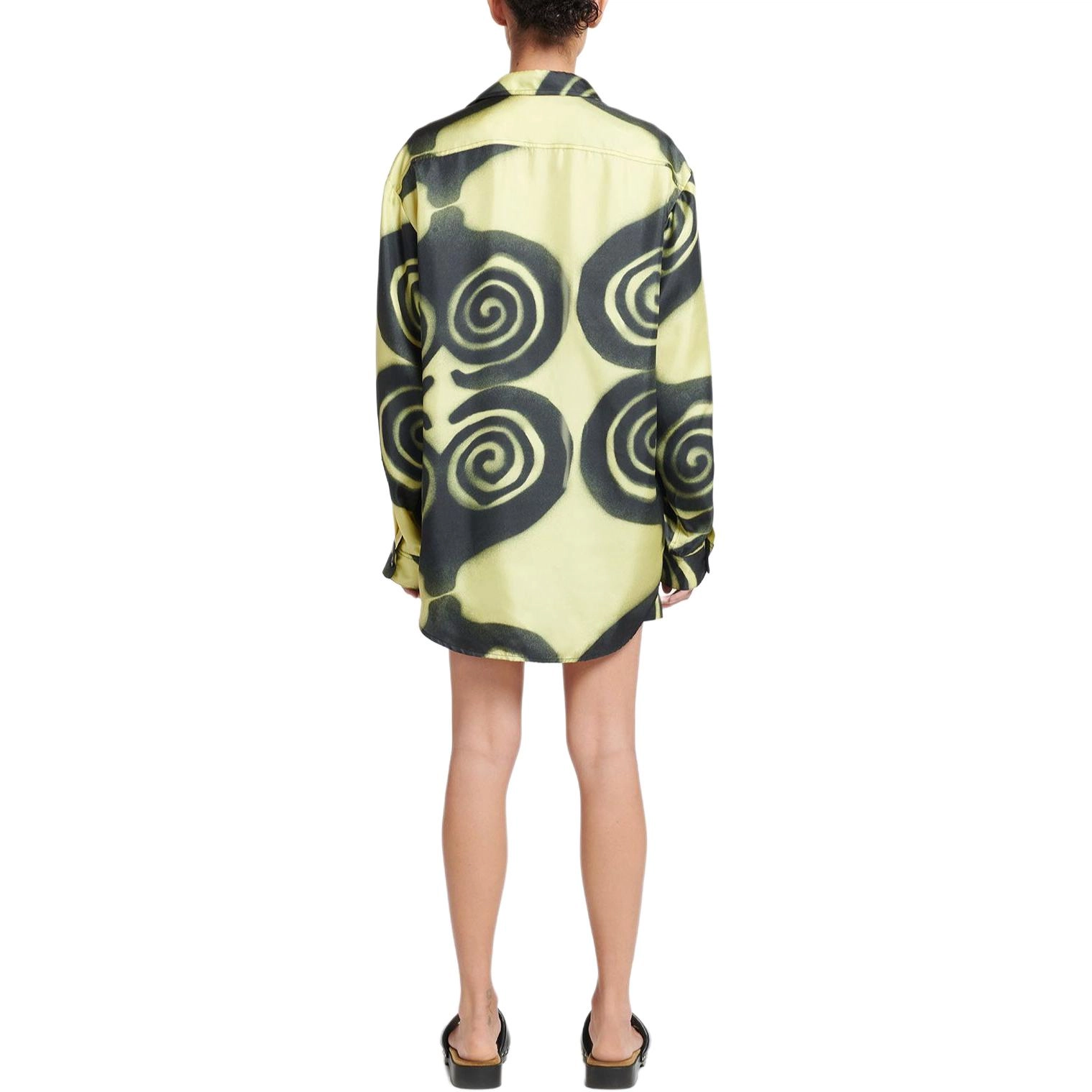 NANUSHKA Printed Twill Silk Shirt