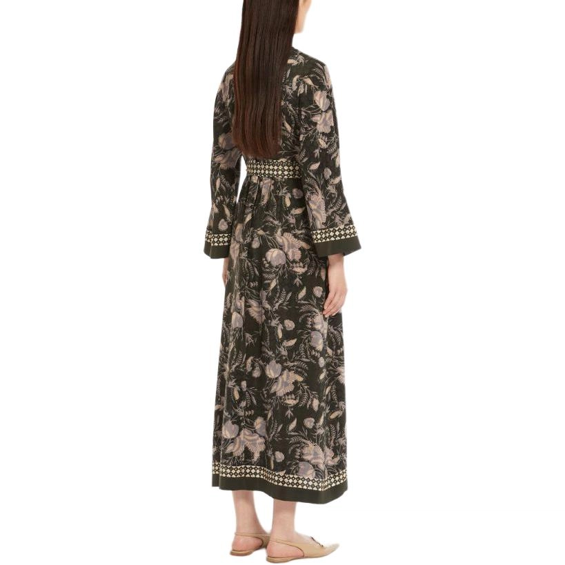 MaxMara Fedra Printed Crepe De Chine Dress V