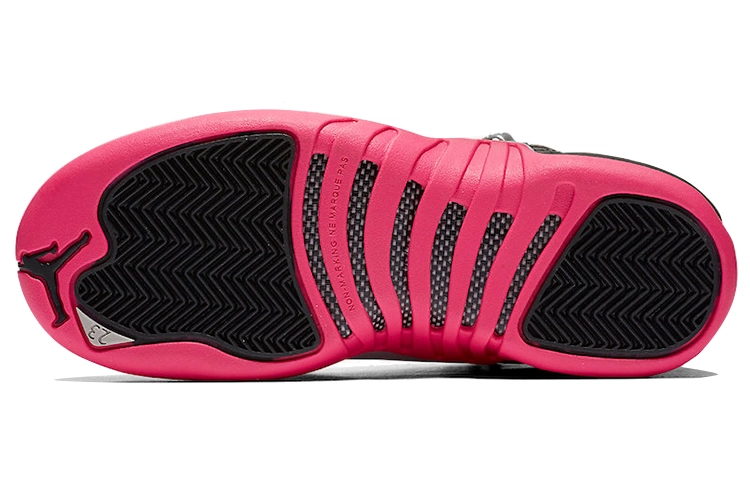 Jordan Air Jordan 12 Retro Black Deadly Pink GS