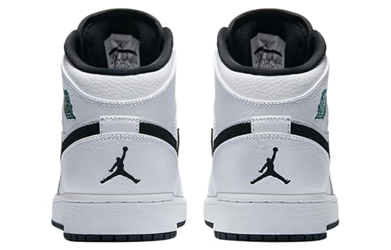 Jordan Air Jordan 1 Retro Mid White Black Hyper Jade GS
