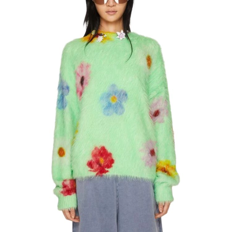 Acne Studios Printed Fluffy Jumper