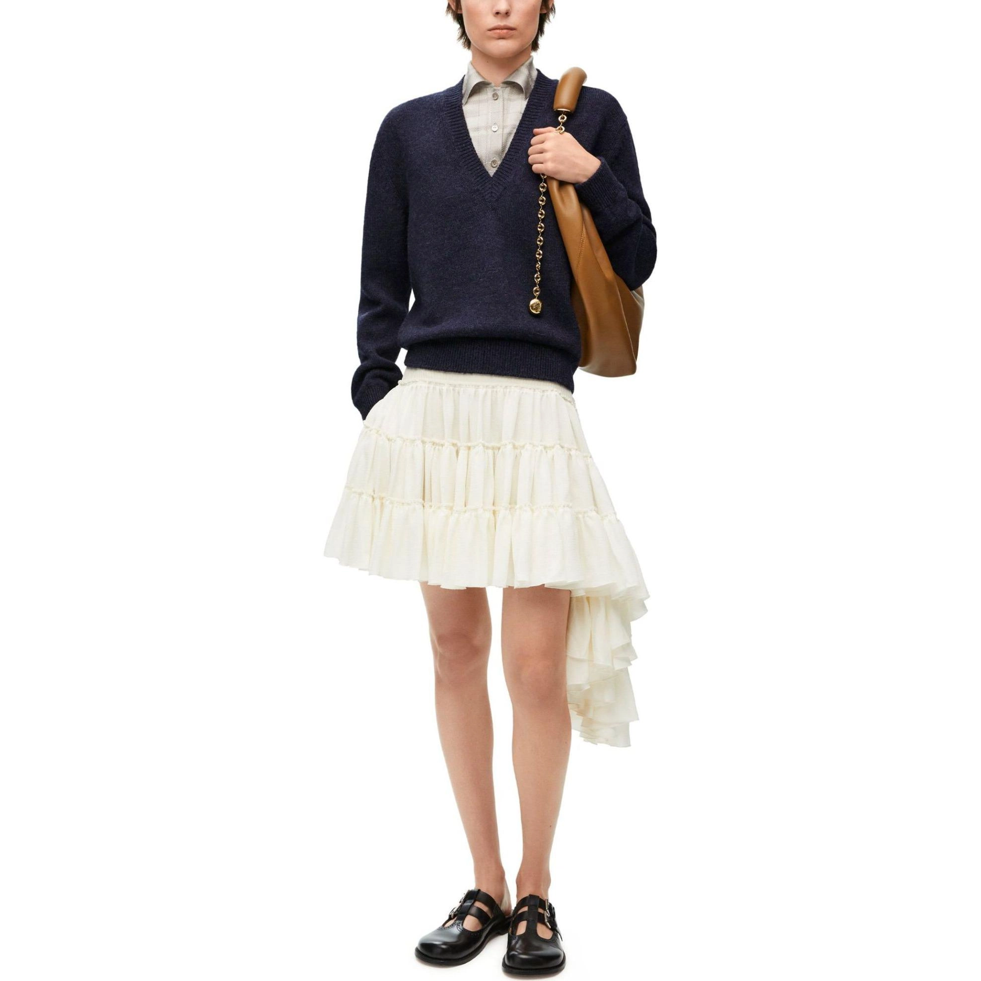 LOEWE Trompe L'oeil Sweater In Wool And Silk V