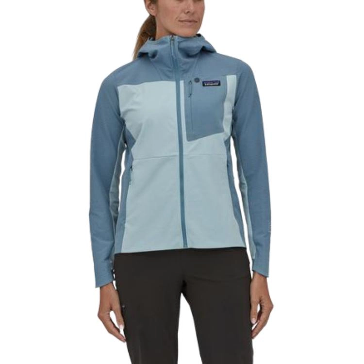 patagonia R1 Crossstrata Hoody Logo