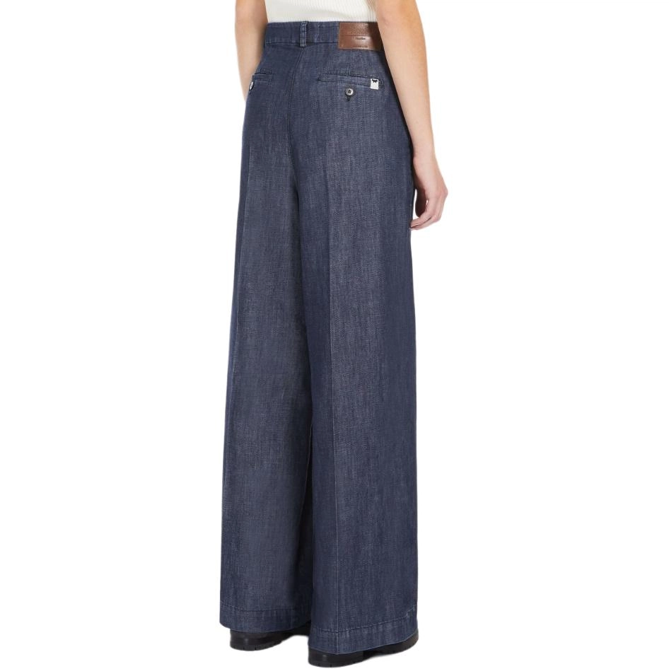 WEEKEND MaxMara Fuxia Lightweight Denim Trousers
