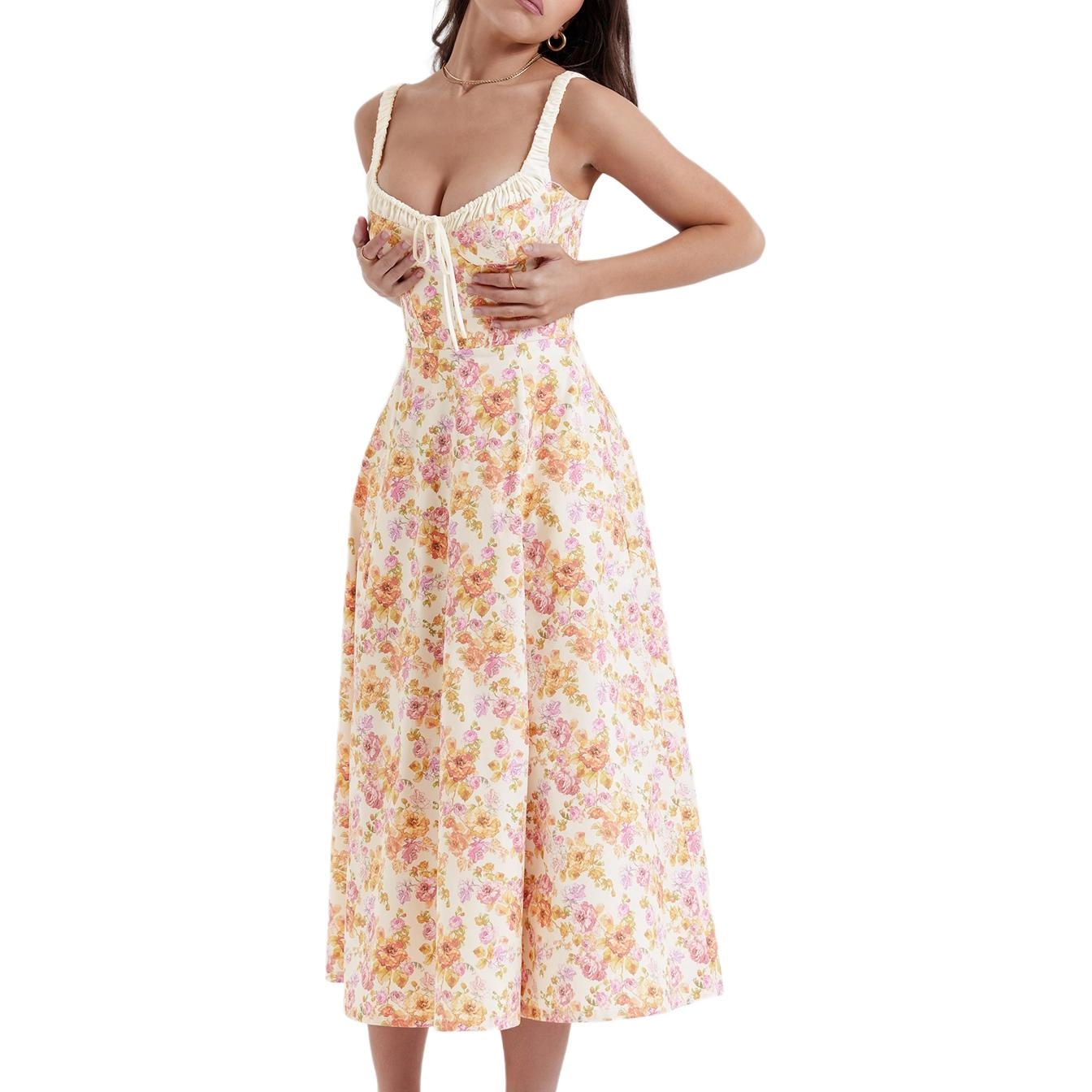 HOUSE OF CB SABRINA IVORY PRINT