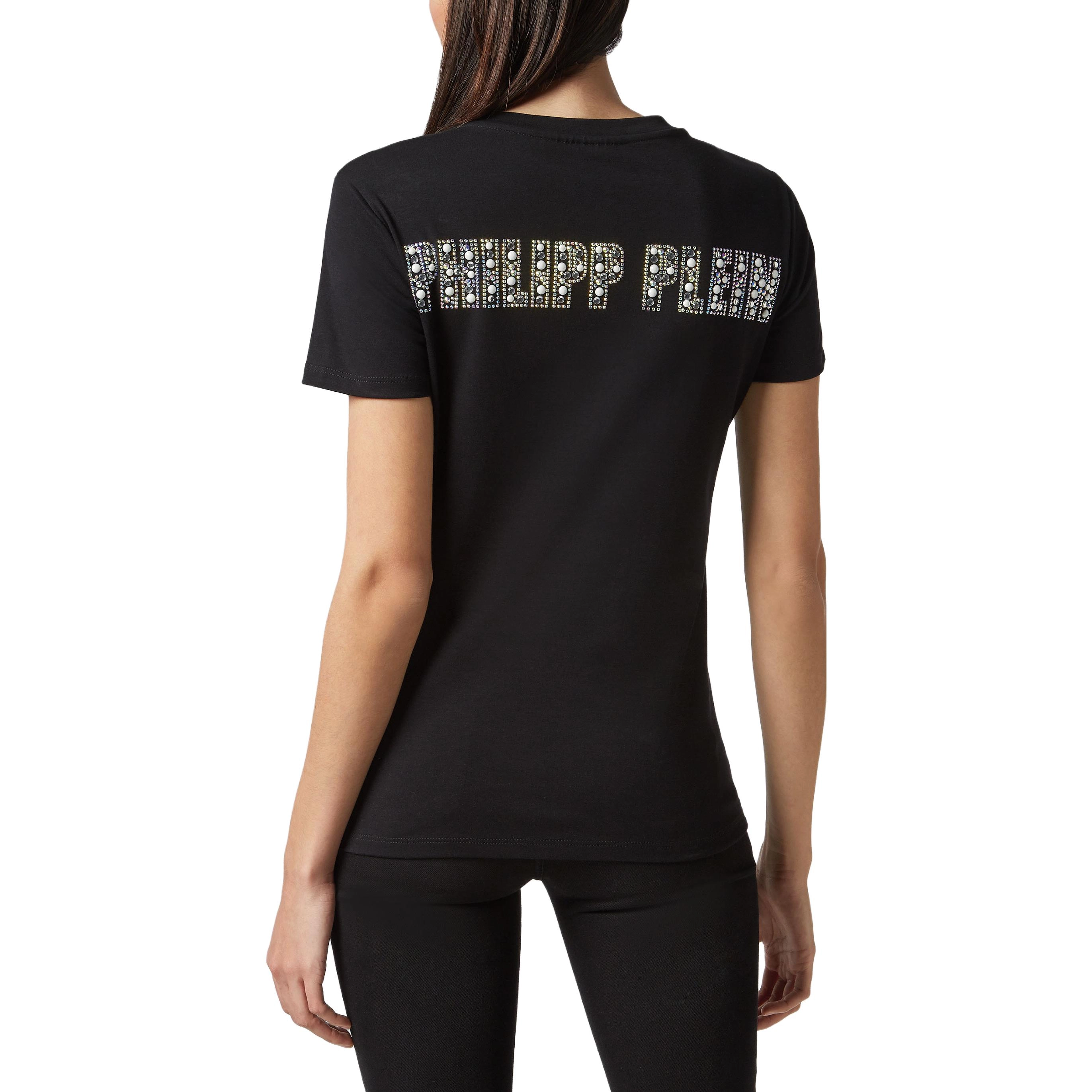 PHILIPP PLEIN T-Shirt Round Neck Ss Skull T