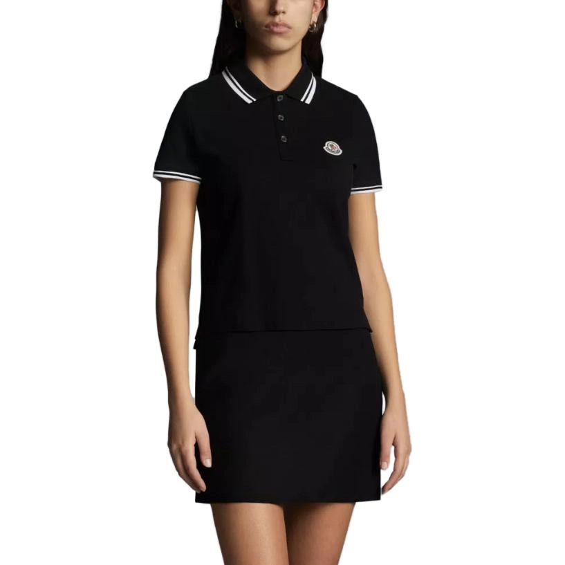 Moncler FW23 Logo Patch Polo Shirt LogoPoloPolo