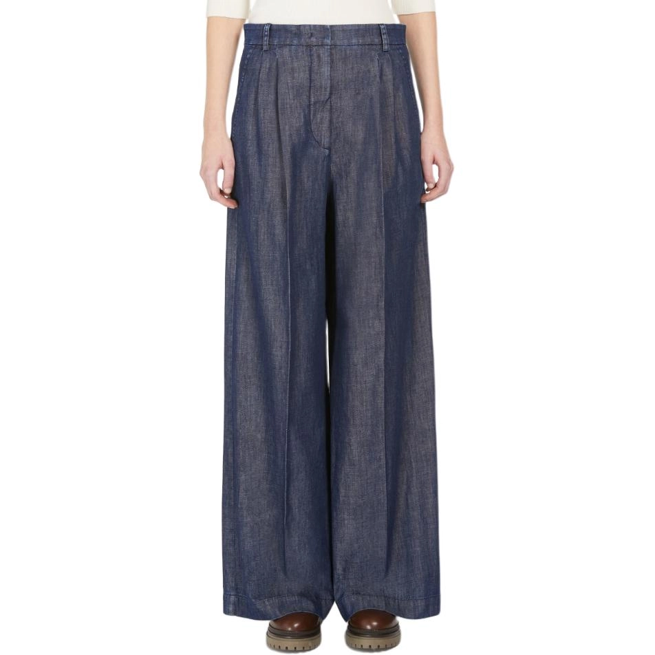WEEKEND MaxMara Fuxia Lightweight Denim Trousers