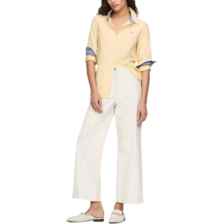 Tommy Hilfiger Regular Fit Stretch Oxford Shirt Logo